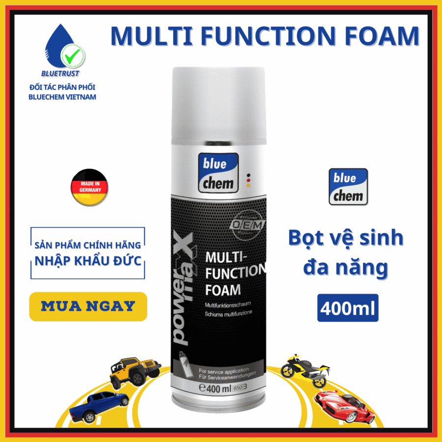 Bọt vệ sinh đa năng BLUECHEM - Multi Function Foam - 400ml