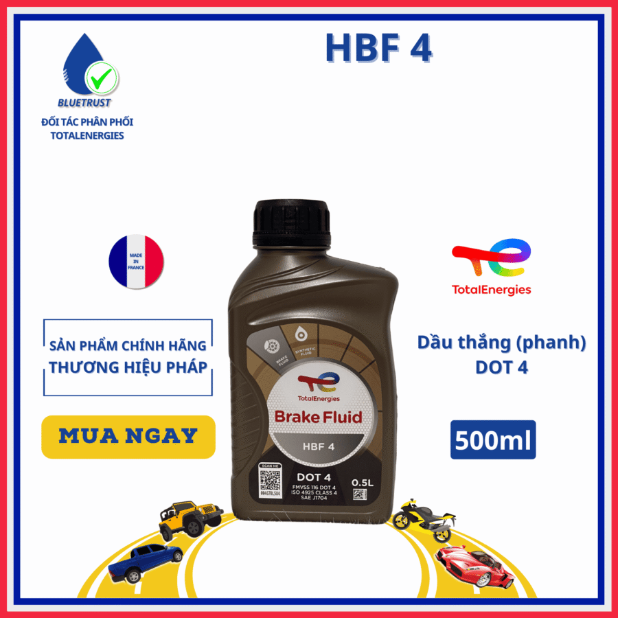 DẦU THẮNG (PHANH) TOTAL HBF 4 - 500ML
