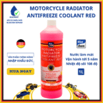 NƯỚC LÀM MÁT XE MÁY MÀU HỒNG ĐỘ SÔI 108°C BLUECHEM – MOTORCYCLE RADIATOR ANTIFREEZE COOLANT RED – 1 LÍT