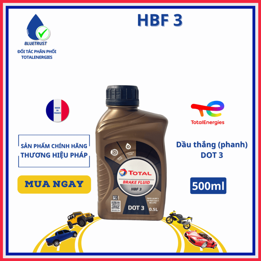 DẦU THẮNG (PHANH) TOTAL HBF 3 - 500ML