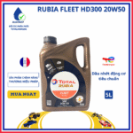 Dầu nhớt động cơ Diesel TOTAL RUBIA FLEET HD300 20W50 API CF-4/SJ – 5 Lít